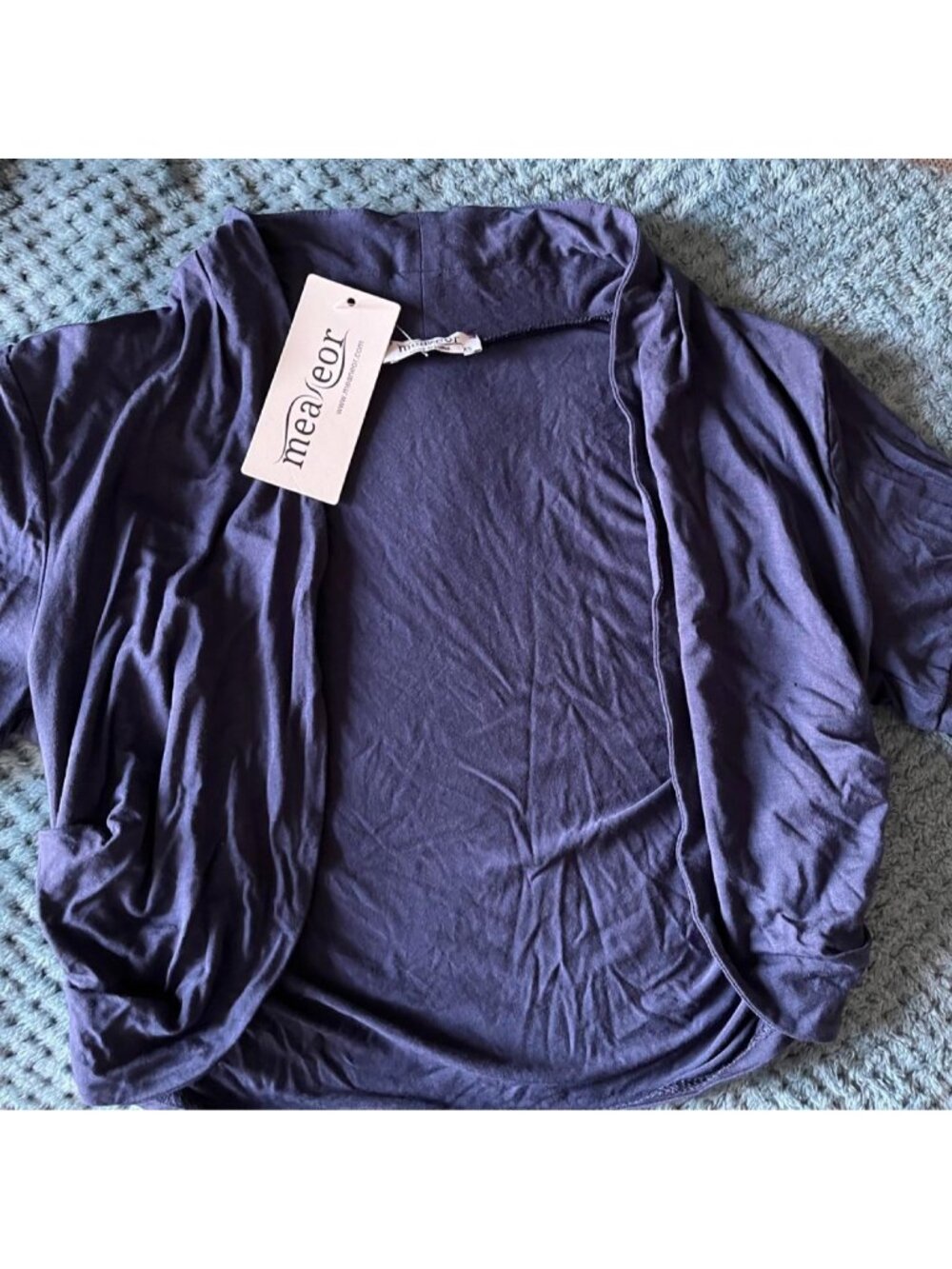 Navy blue open front cardigan in XS #openfront #cardigan
